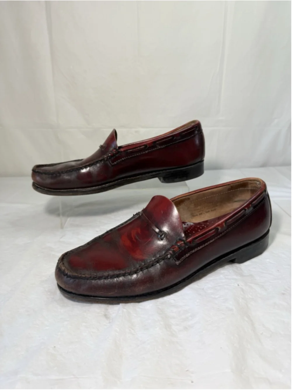 G.H. Bass & Co. Weejuns Logan Shoes Mens Size 9 M Leather Penny Loafers
